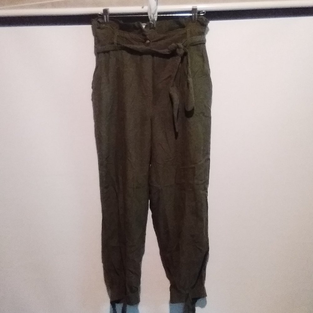 AE STUDIO CASUAL PAPERBAG WAIST PANTS
